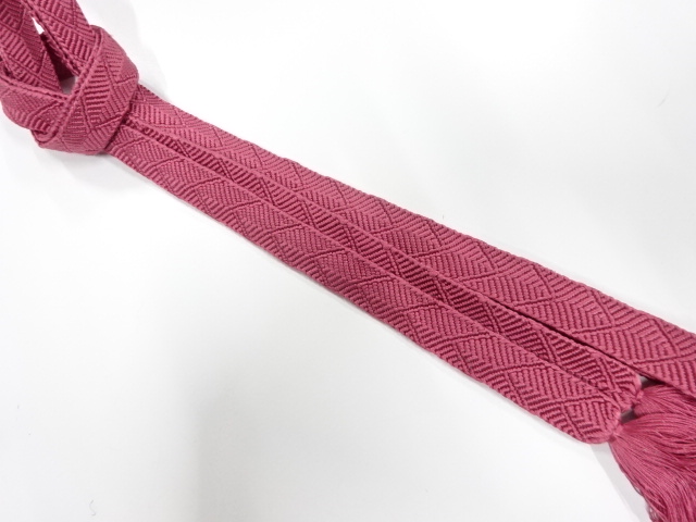 正絹　手組帯締め